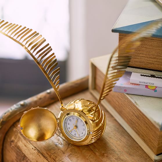 Harry Potter Golden Snitch Clock Tech Accessory Pottery Barn