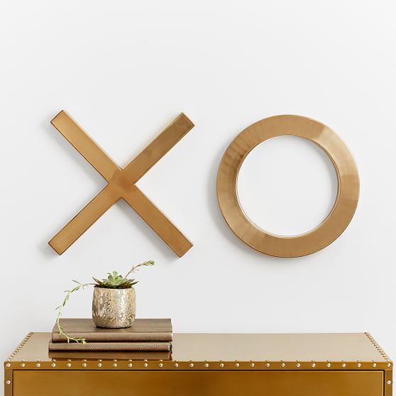The Emily Meritt Xo Wall Decor Set Of 2 Wall Decor Pottery