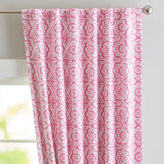 Greta Geo Blackout Curtain Teen Curtains Pottery Barn Teen