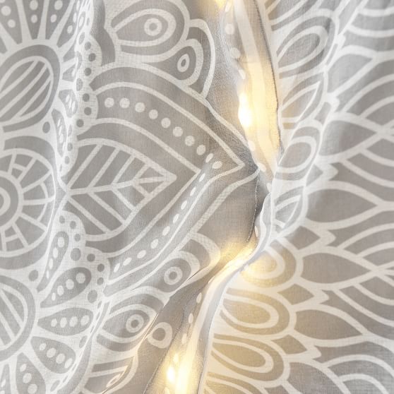 Fairy Light Mandala Tapestry