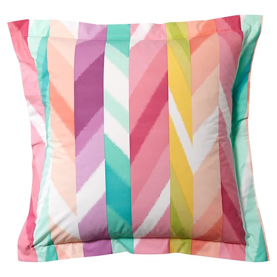 Ikat Stripe Girls Duvet Cover Pottery Barn Teen