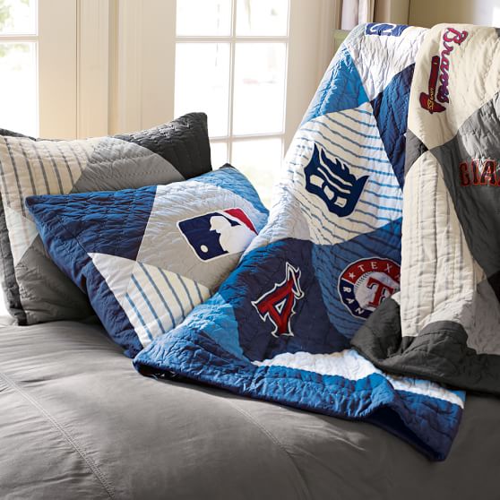2012 MLB American League Teen Quilt + Sham Pottery Barn Teen