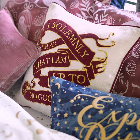Harry Potter /'The Marauders Map/' 12/" Square Complete Cushion 100/% Cotton Fabric