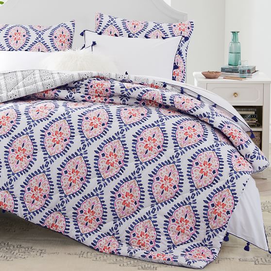 Ali Reversible Teen Comforter Sham Pottery Barn Teen