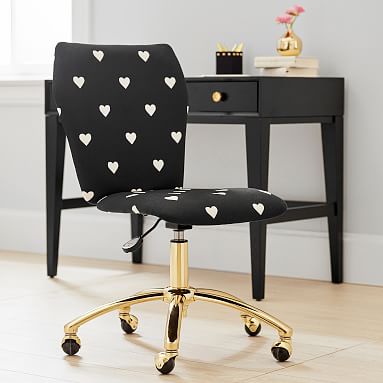 The Emily Meritt All Over Heart Airgo Chair Teen Desk Chair