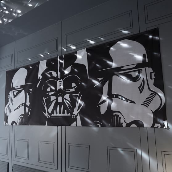 Star Wars Panoramic Wall Mural Wall Decor Pottery Barn Teen