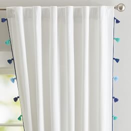 Blue Blackout Drapes Pottery Barn Teen