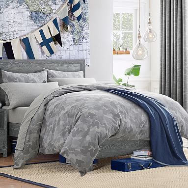 Distressed Camo Boy S Duvet Cover Sham Pottery Barn Teen