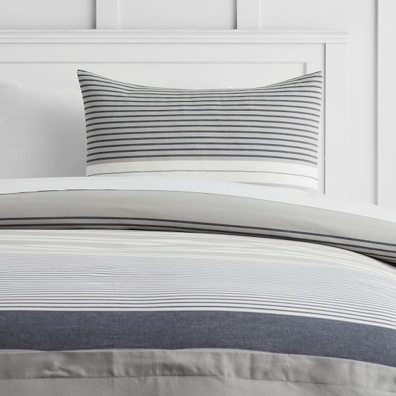 Harbor Stripe Boy S Duvet Cover Sham Pottery Barn Teen