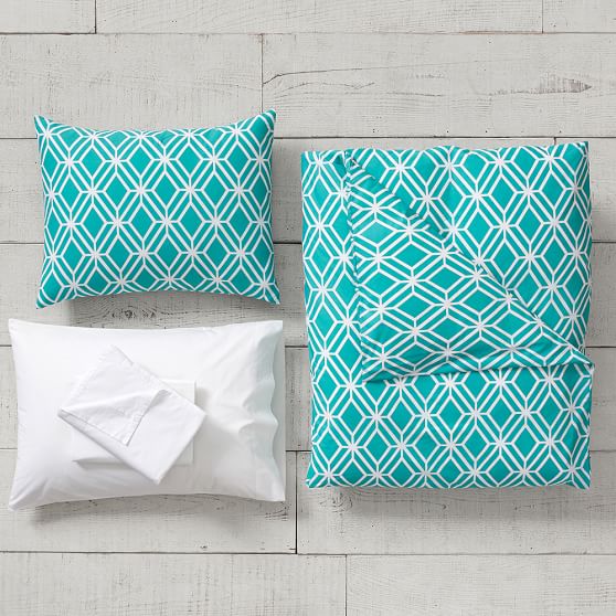 Diamond Geo Duvet Bedding Set Dorm Bedding Set Pottery Barn Teen