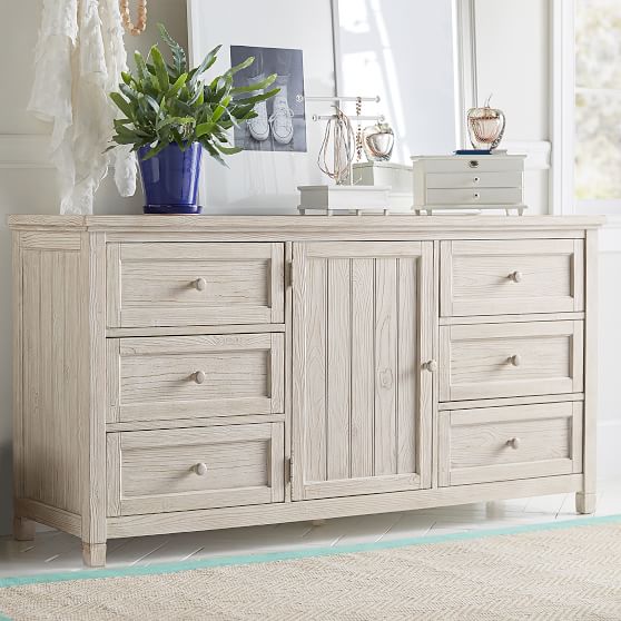 Beadboard 6 Drawer Wide Dresser Pottery Barn Teen