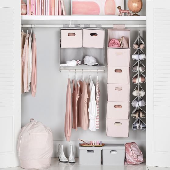 Ultimate Closet Storage Set Dorm Closet Organizers Pottery