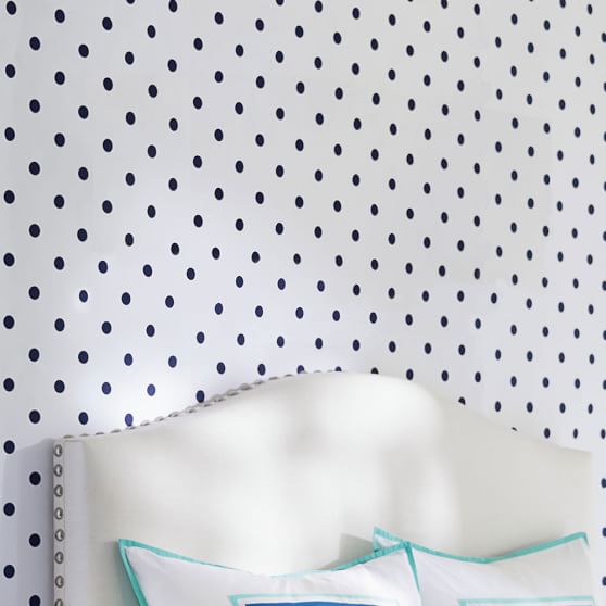 Wall Decal Navy Mini Dottie Teen Decor Sale Pottery Barn Teen