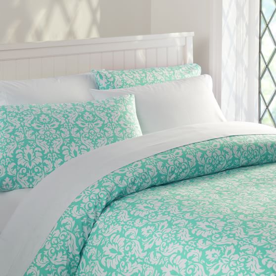Damask Girls Duvet Cover Sale Pottery Barn Teen