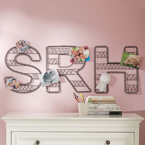Wire Wall Letters Teen Decor Sale Pottery Barn Teen