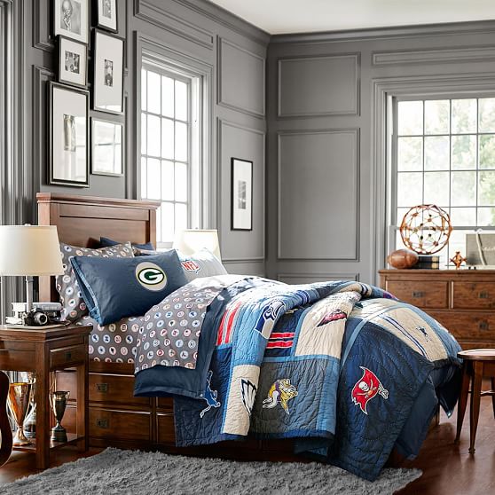 Nfl Boy S Quilt Sham Pottery Barn Teen