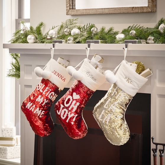 Reversible Sequin Stockings Pottery Barn Teen