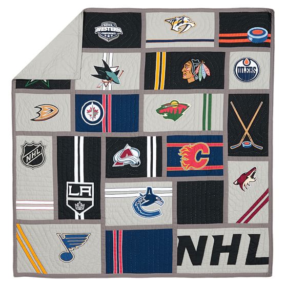 2014 Nhl C Boys Quilt Sale Pottery Barn Teen