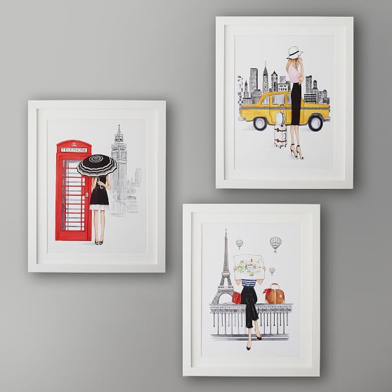 Framed Gallery Art By Lana Leonteva Set Of 3 Wall Prints