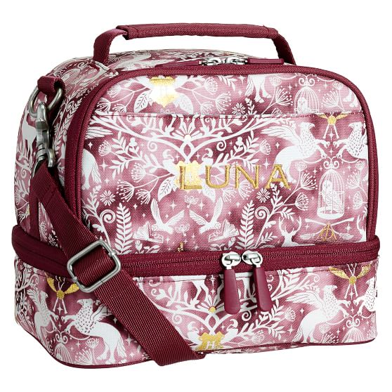 Harry Potter Gear Up Magical Damask Dual Compartment Lunch Bag