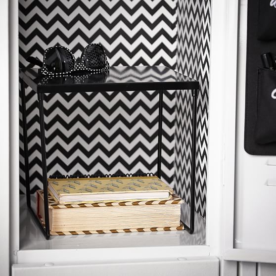 Black Locker Shelf Locker Decorations Pottery Barn Teen