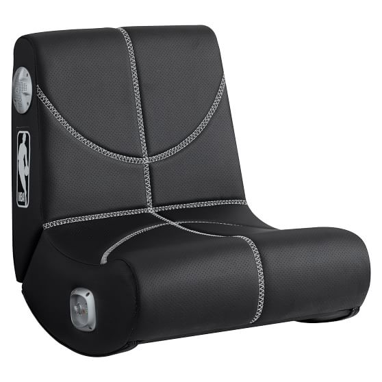 Nba Black Mini Rocker Gaming Chair Pottery Barn Teen
