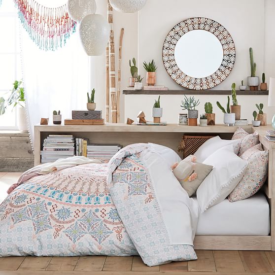 Maya Medallion Organic Girls Duvet Cover Pottery Barn Teen