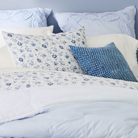 Vintage Floral Matelasse Girls Duvet Cover Pottery Barn Teen