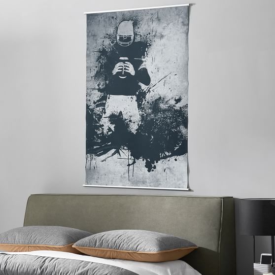 Football Mural Wall Decor Pottery Barn Teen
