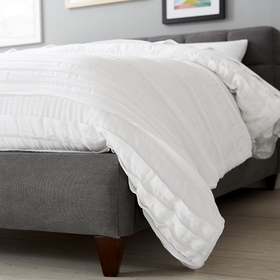 Baldwin Classic Upholstered Bed Teen Bed Pottery Barn Teen