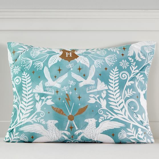 HARRY POTTER™ Magical Damask Comforter + Sham Pottery Barn Teen