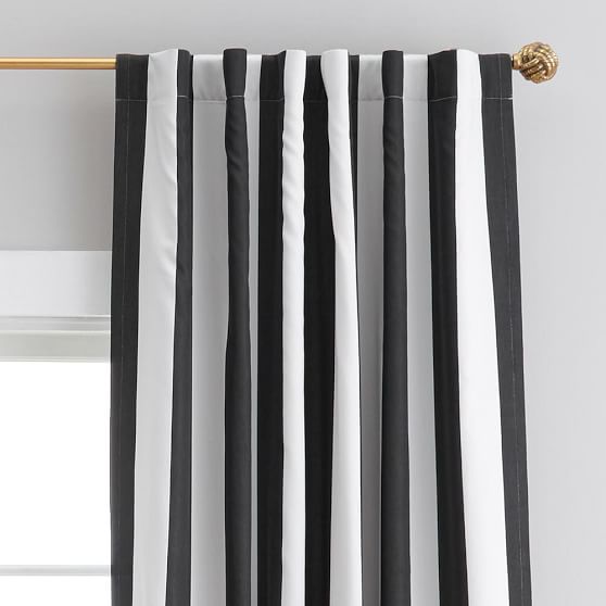 The Emily Meritt Circus Stripe Blackout Curtain Teen Curtains