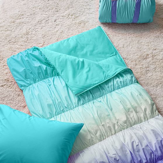 Sunset Ombre Girls Sleeping Bag Cool Pottery Barn Teen