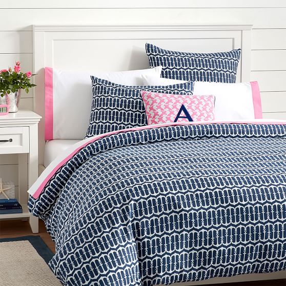 Anchors Cape Cod Teen Duvet Cover Sham Pottery Barn Teen
