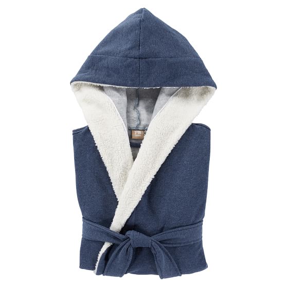 Jersey Sherpa Teen Robe Pottery Barn Teen