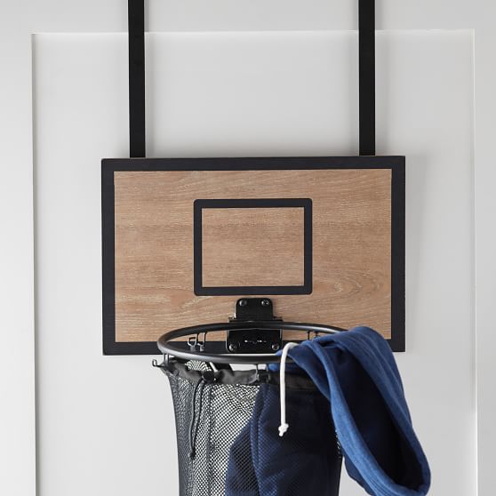 Basketball Hoop Over The Door Laundry Hamper Pottery Barn Teen