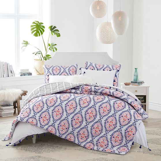 Ali Reversible Teen Comforter Sham Pottery Barn Teen