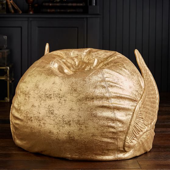 Golden Snitch Bean Bag Chair Pottery Barn Teen