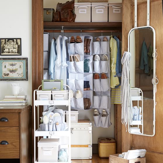Rotating Hanging Closet Storage Sale Pottery Barn Teen