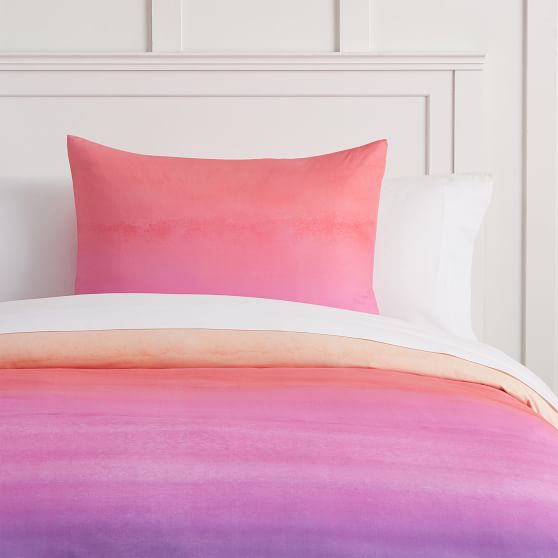 Organic Rainbow Girls Duvet Cover Warm Sale Pottery Barn Teen