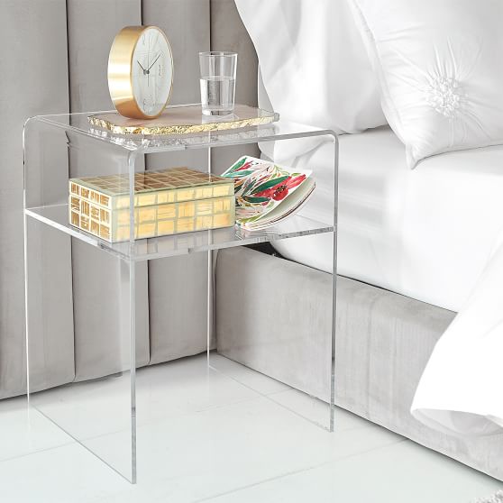 Acrylic Teen Nightstand Pottery Barn Teen