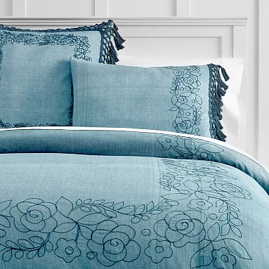 Lennon Maisy Embroidered Tassel Girls Duvet Cover Sale