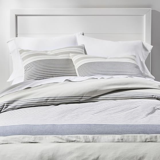 Harbor Stripe Boy S Duvet Cover Sham Pottery Barn Teen