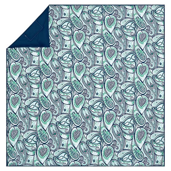 Paisley Perfect Girls Comforter Sham Pottery Barn Teen