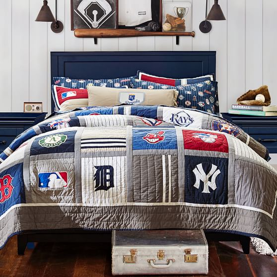 Mlb Boy S Quilt Sham Pottery Barn Teen