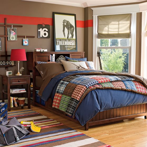 Patch Plaid Boys Quilt Sale Pottery Barn Teen