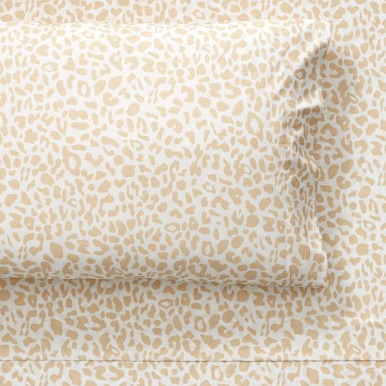Rachel Zoe Glitter Leopard Sheet Set Pottery Barn Teen