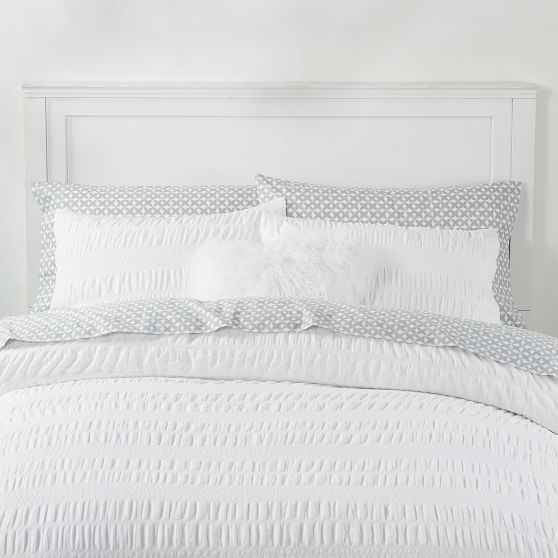 Textured Pongee Girls Duvet Cover Pottery Barn Teen