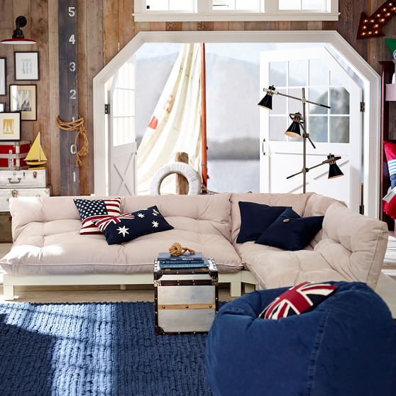 Flip Floor Sectional Sofa Teen Sofa Pottery Barn Teen