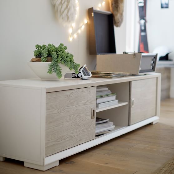 Callum Media Console Media Furniture Pottery Barn Teen